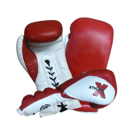 Athlete-X Boxing Gloves Leather Laceup